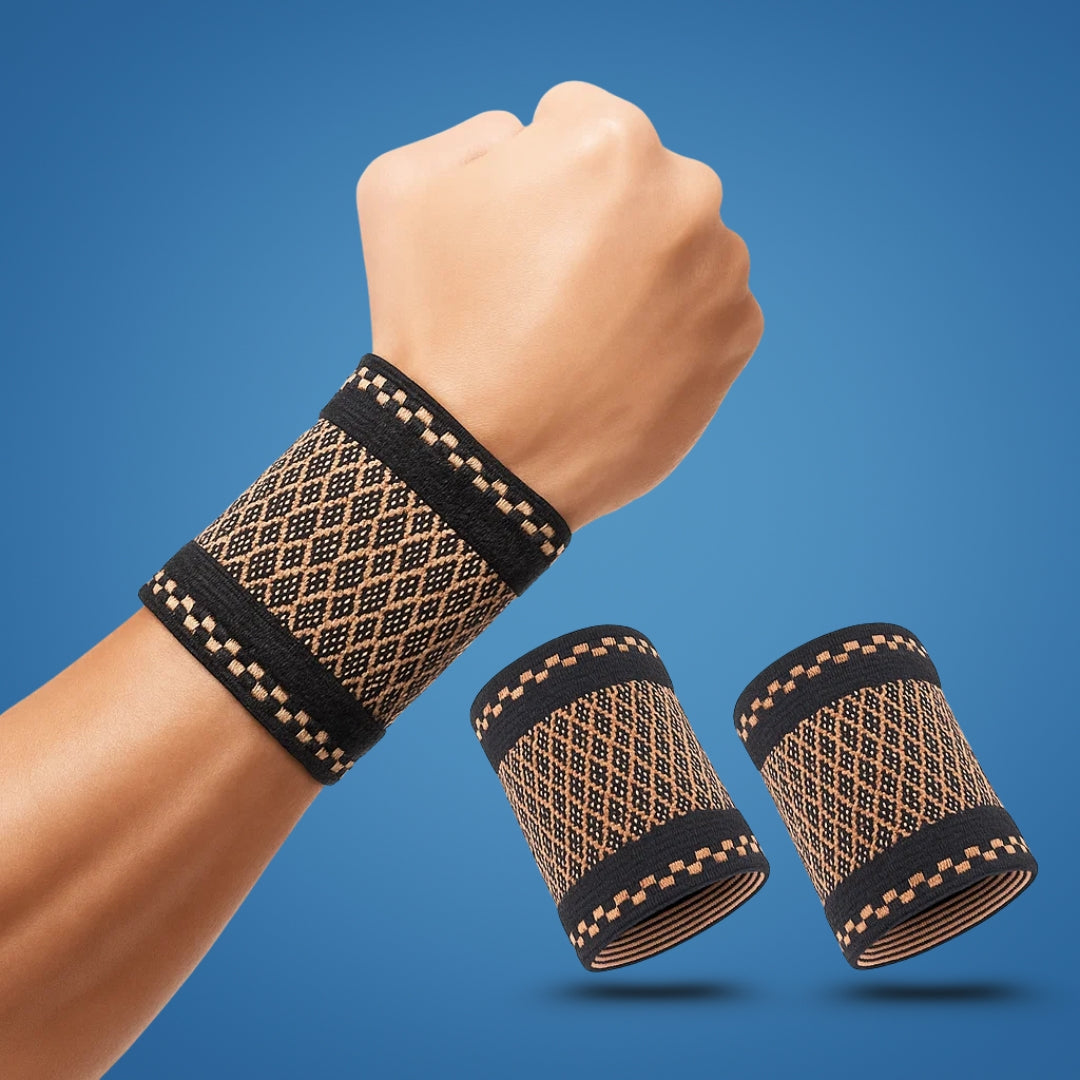 Copper‑Infused Compression for Wrist Pain Relief – Breathable Low‑Profile Sleeve for Everyday & Sports Lomaroshop