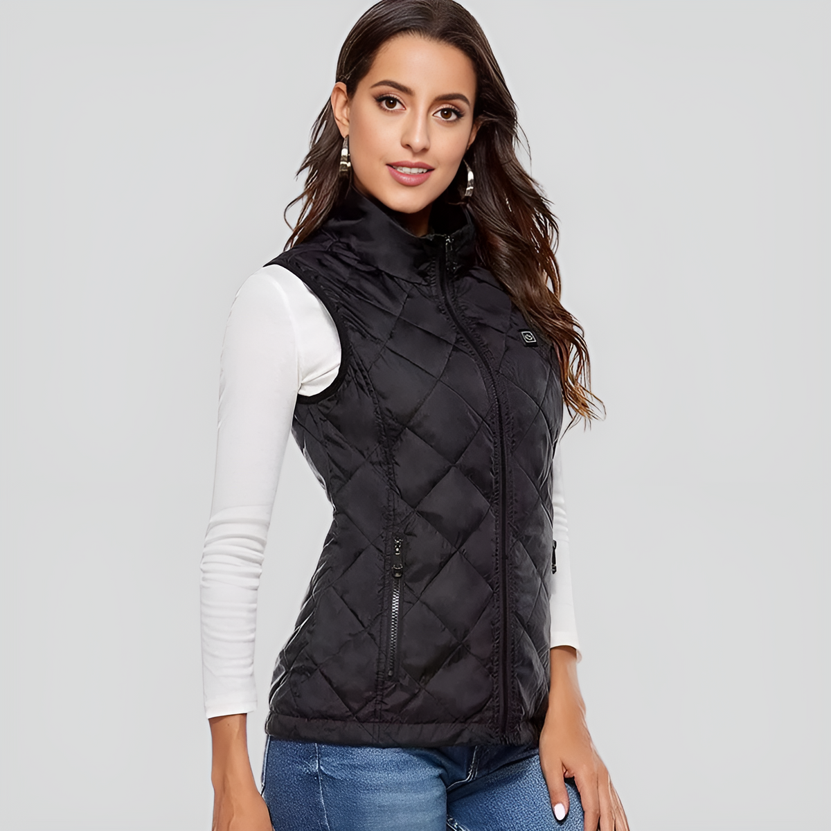 Lomaroshop | Heated vest for women with dual control and 9 heating zones – comfort and warmth for every season