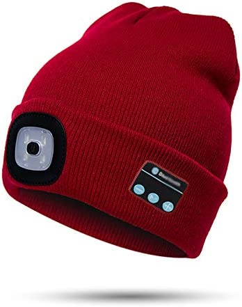 Lomaroshop | Bluetooth Beanie Hat Light Wireless Headphones