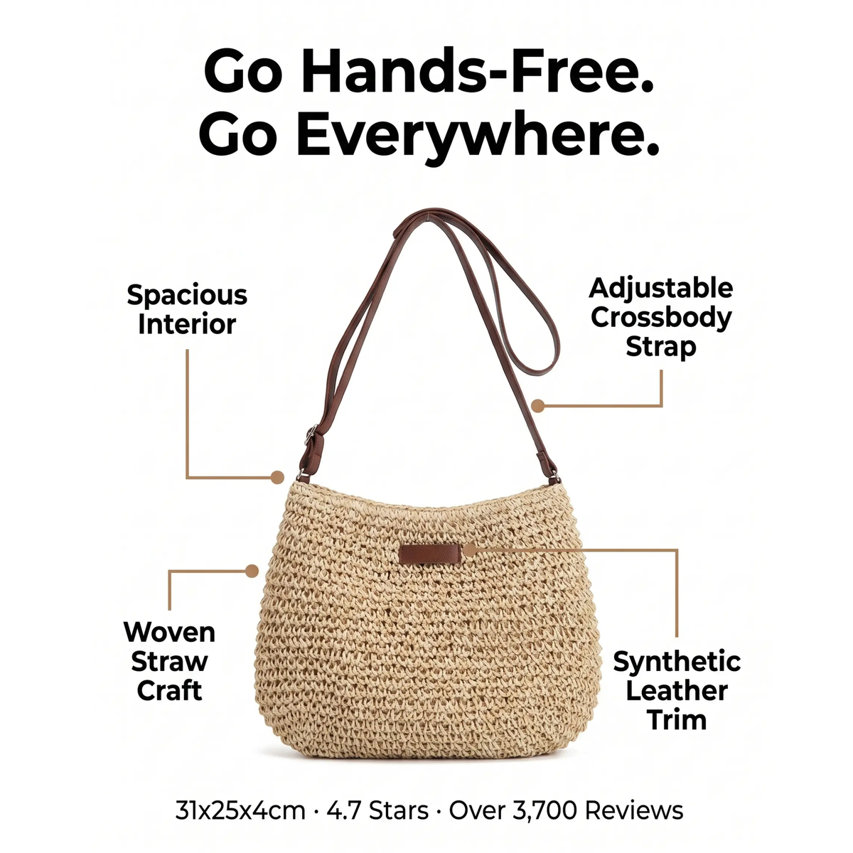Lomaroshop | Bohemian Spacious Shoulder Bag