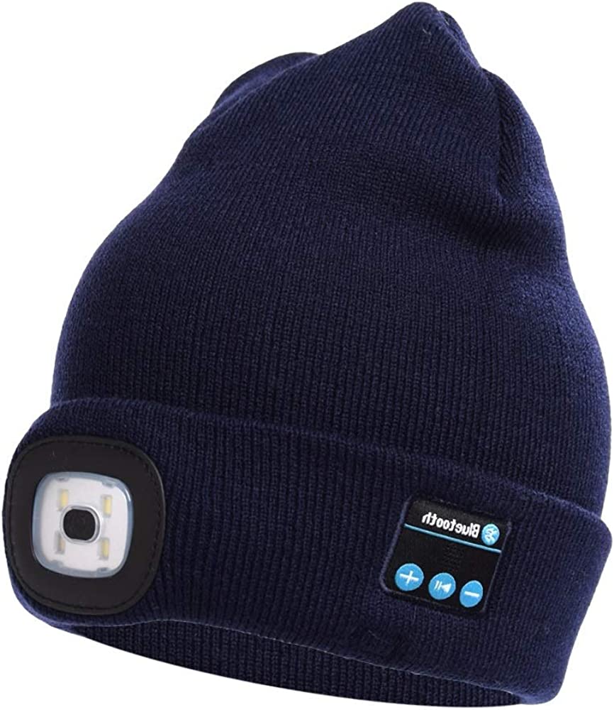 Lomaroshop | Bluetooth Beanie Hat Light Wireless Headphones