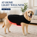 660nm and 850nm LED panel on pet light wellness wrap