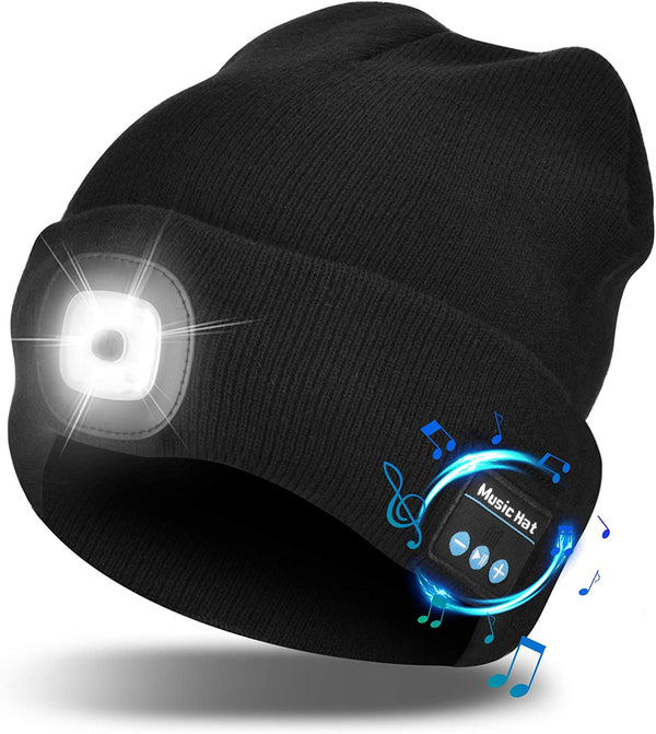 Lomaroshop | Bluetooth Beanie Hat Light Wireless Headphones