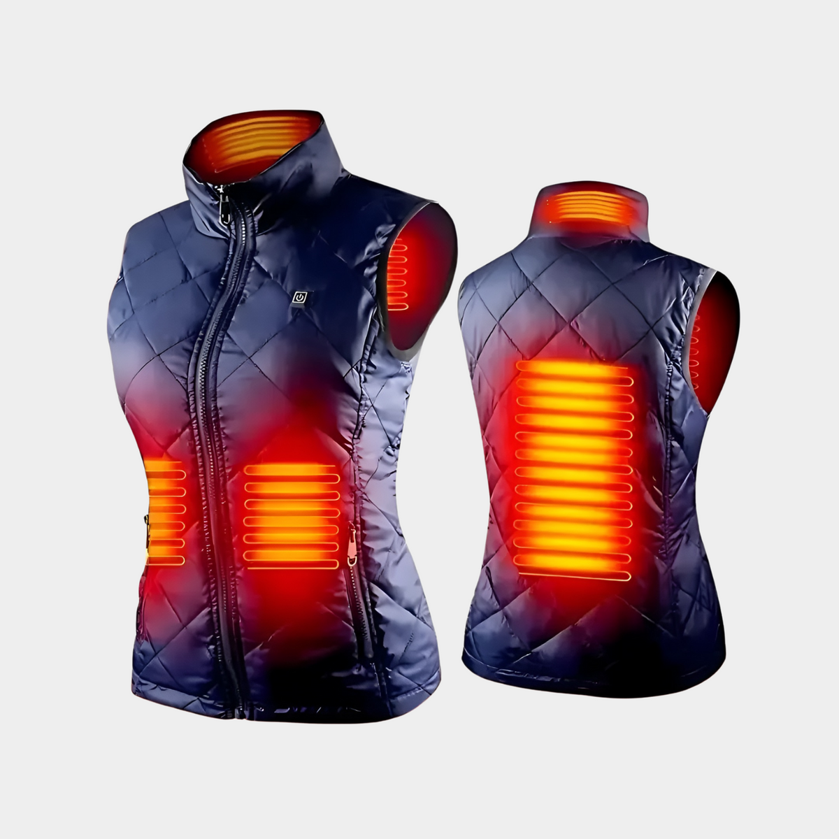 Lomaroshop | Heated vest for women with dual control and 9 heating zones – comfort and warmth for every season