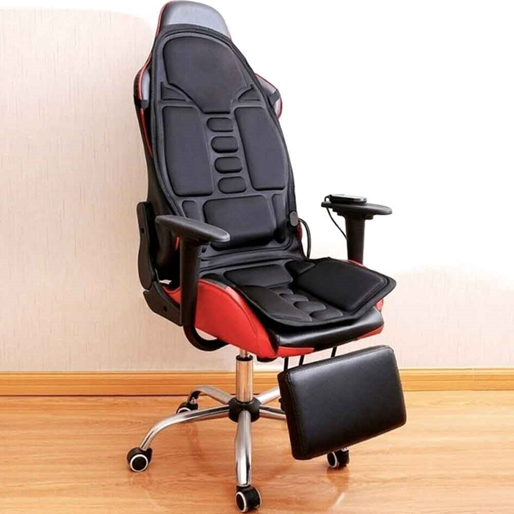 Lomaroshop | 8-Mode Heated Massage Chair Pad for Back, Neck & Full-Body Relaxation – Perfect for Car & Home
