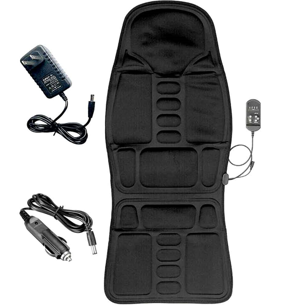 Lomaroshop | 8-Mode Heated Massage Chair Pad for Back, Neck & Full-Body Relaxation – Perfect for Car & Home