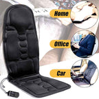 Lomaroshop | 8-Mode Heated Massage Chair Pad for Back, Neck & Full-Body Relaxation – Perfect for Car & Home