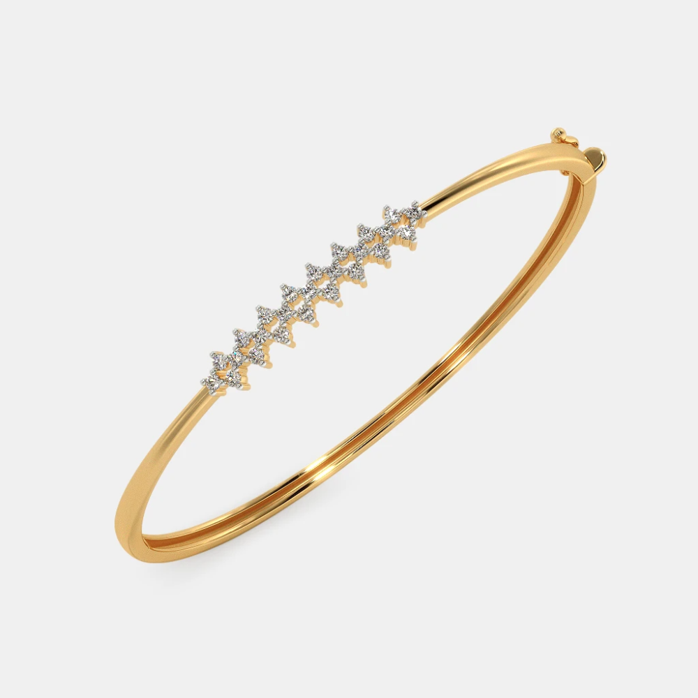 Elegant Gracia Oval Bangle