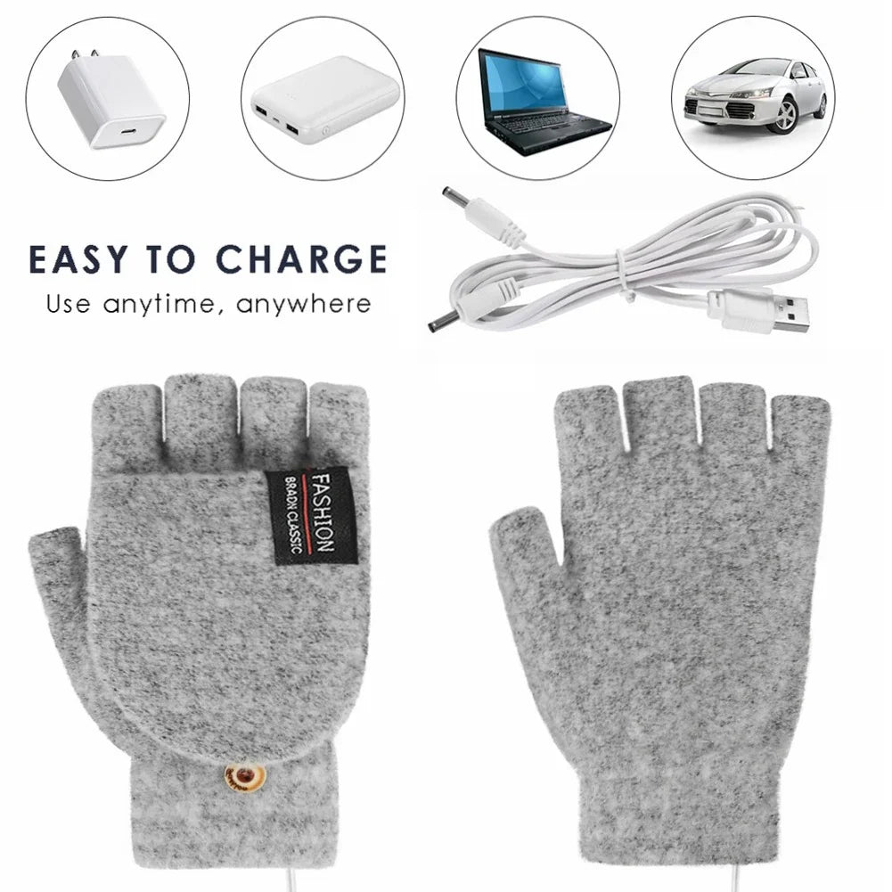 Lomaroshop | USB rechargeable warm wave heated gloves
