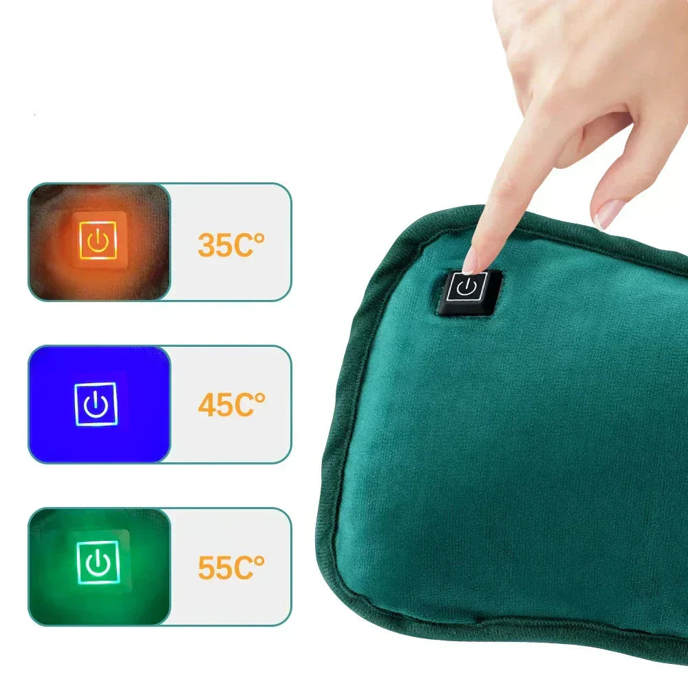 Lomaroshop | Portable Heating Pad | 30x20 cm | Fast Heating, Multipurpose Hand/Body Warmer