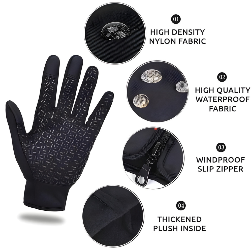 Lomaroshop | Waterproof Winter Thermal Gloves Windproof