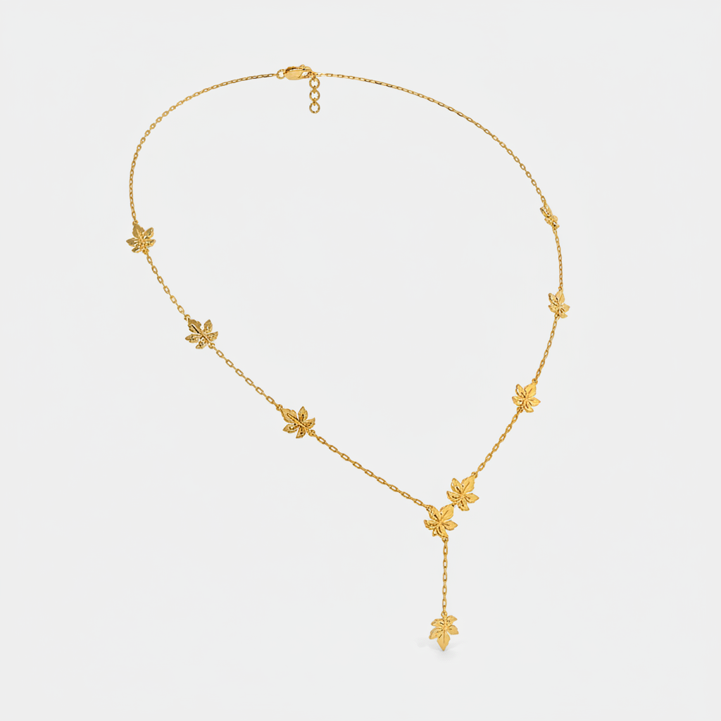 Elegant Autumn Love Heart Necklace