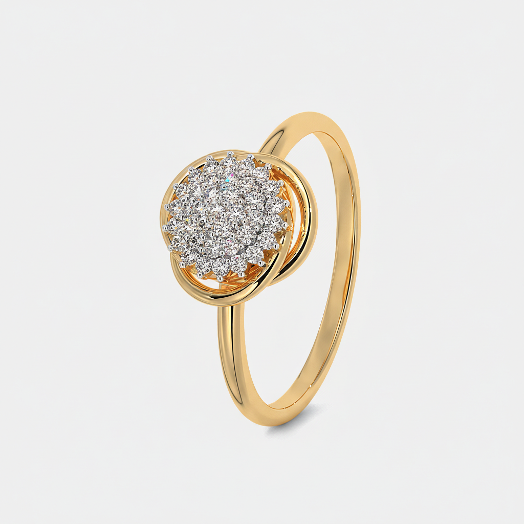 Elegant Cygnus Diamond Accent Ring