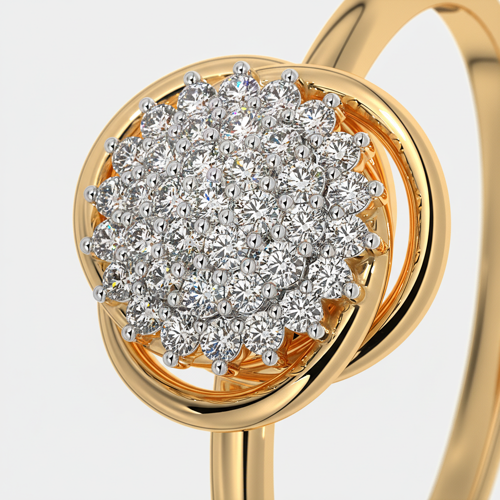 Elegant Cygnus Diamond Accent Ring