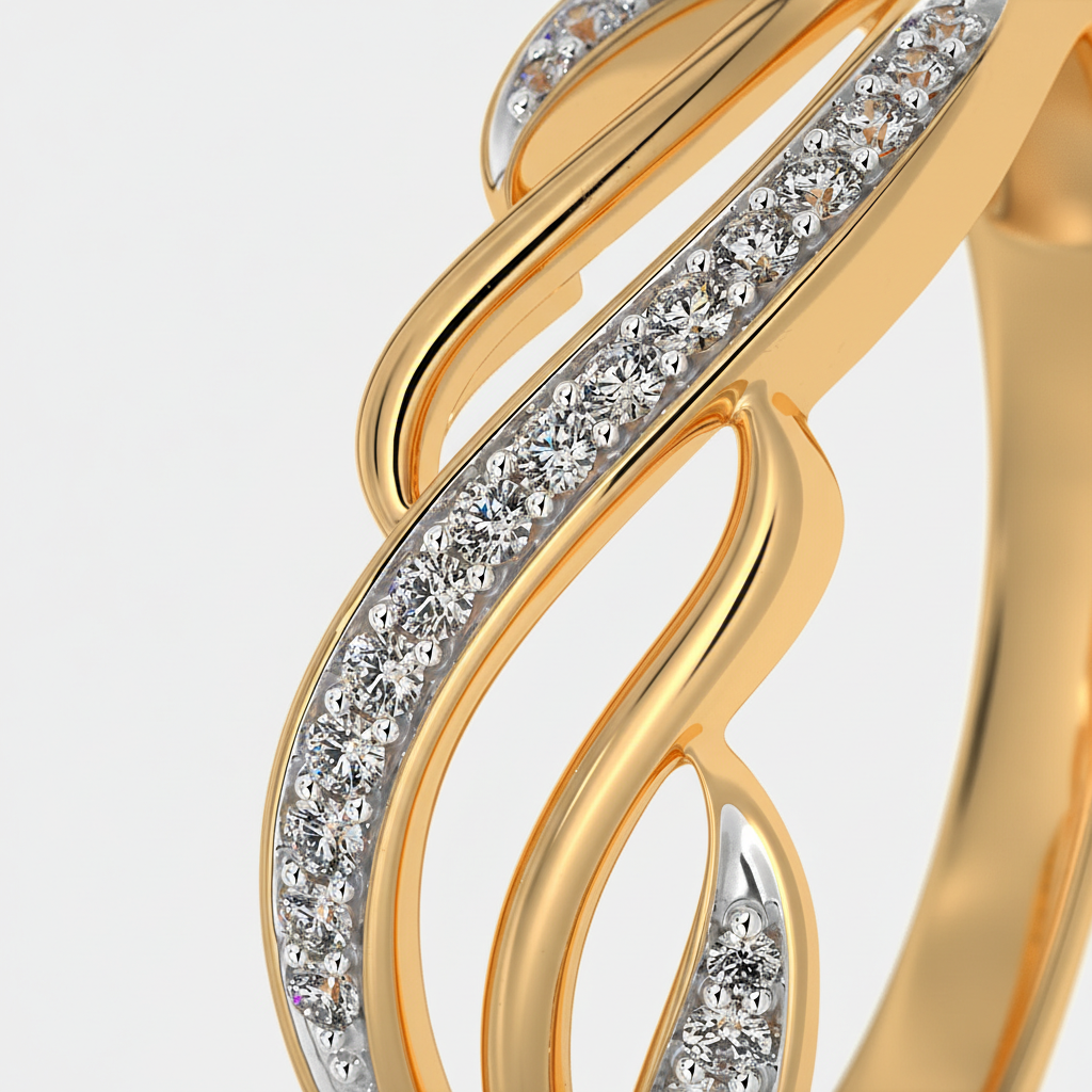 Elegant Alma Diamond Accent Ring