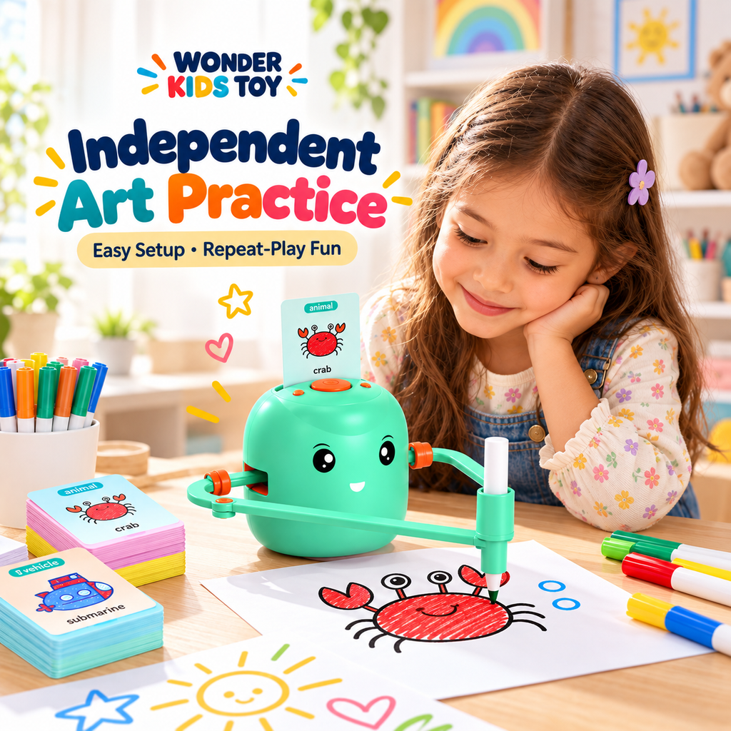 Automatic Drawing Robot Toy for Kids