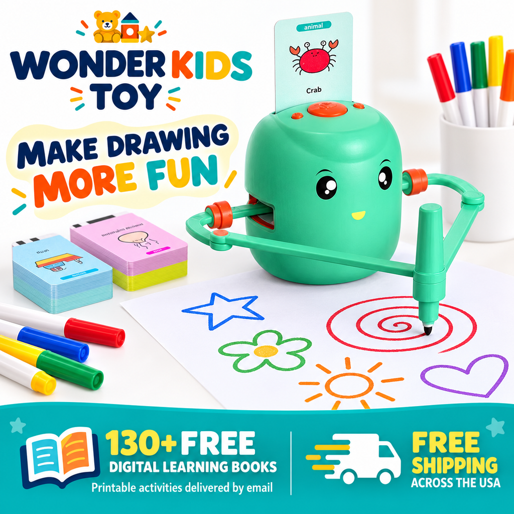 Automatic Drawing Robot Toy for Kids