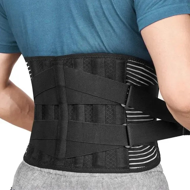 Back Support | Lumbar Support Belt | 360-Degree Stabilization | OrthoFlexa
