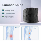 Back Support | Lumbar Support Belt | 360-Degree Stabilization | OrthoFlexa