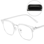 Blue Light Blocking Half-Rim Glasses