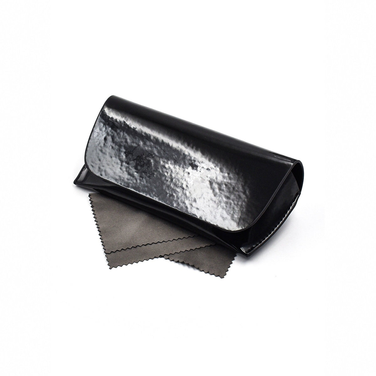 Chic Patent Leather Eyewear Case