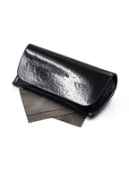 Chic Patent Leather Eyewear Case