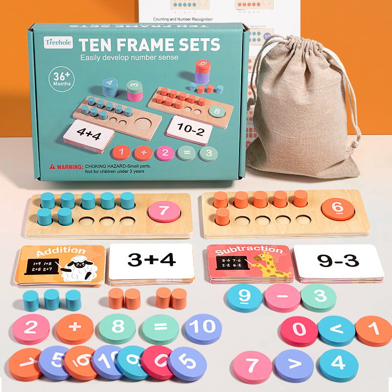 Counting Toys for Kids – Wooden Math & Fine Motor Practice