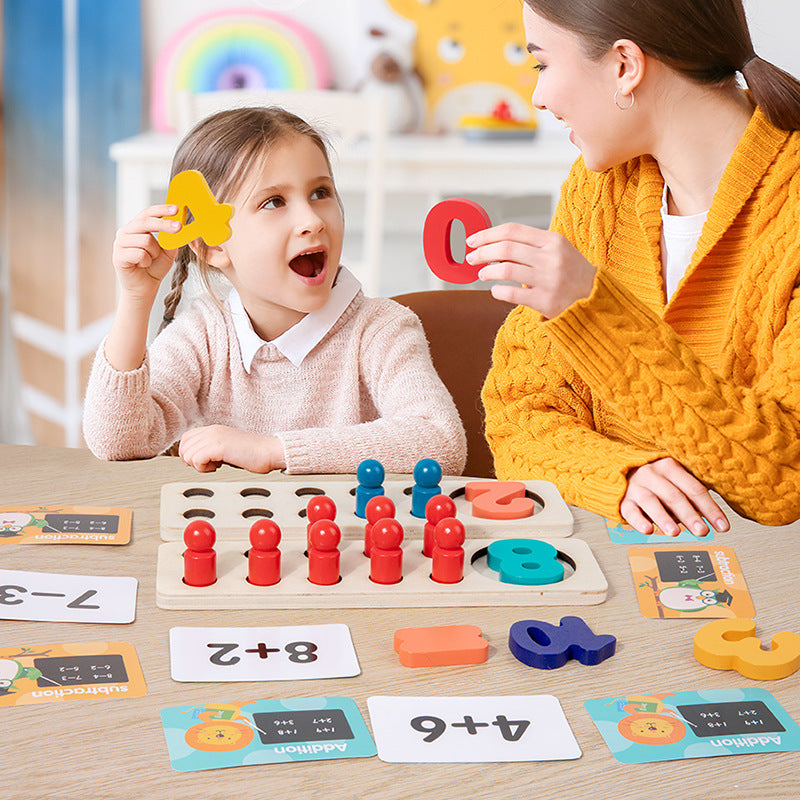 Counting Toys for Kids – Wooden Math & Fine Motor Practice