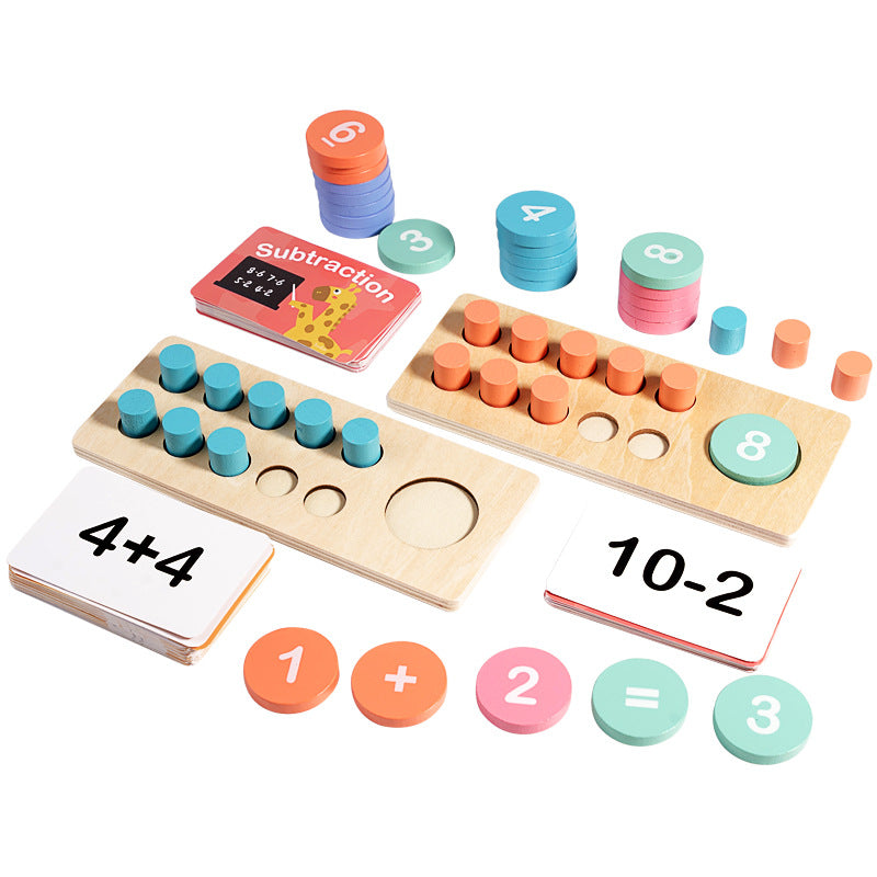 Counting Toys for Kids – Wooden Math & Fine Motor Practice