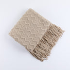 Cozy Knitted Throw Blanket