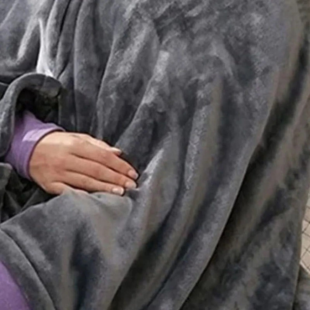 Cozy Wearable Heated Blanket Portable Throw With USB Power