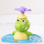 Crocodile Fountain Bath Toy with Pictured Spray Toppers