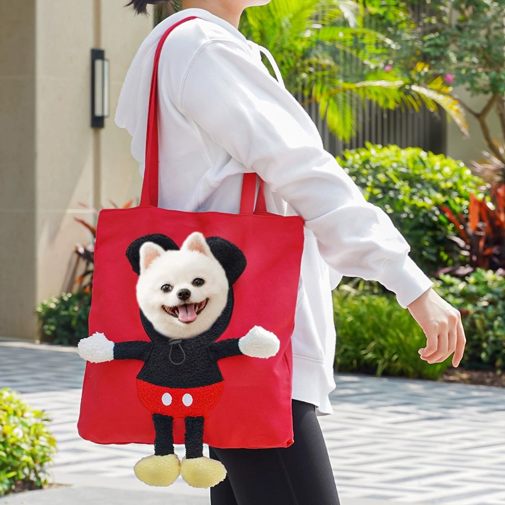 Lomaroshop Head-Out Cat Carrier Tote for Walks & Vet Visits - Lightweight Canvas Pet Bag for Cats & Small Dogs image 16