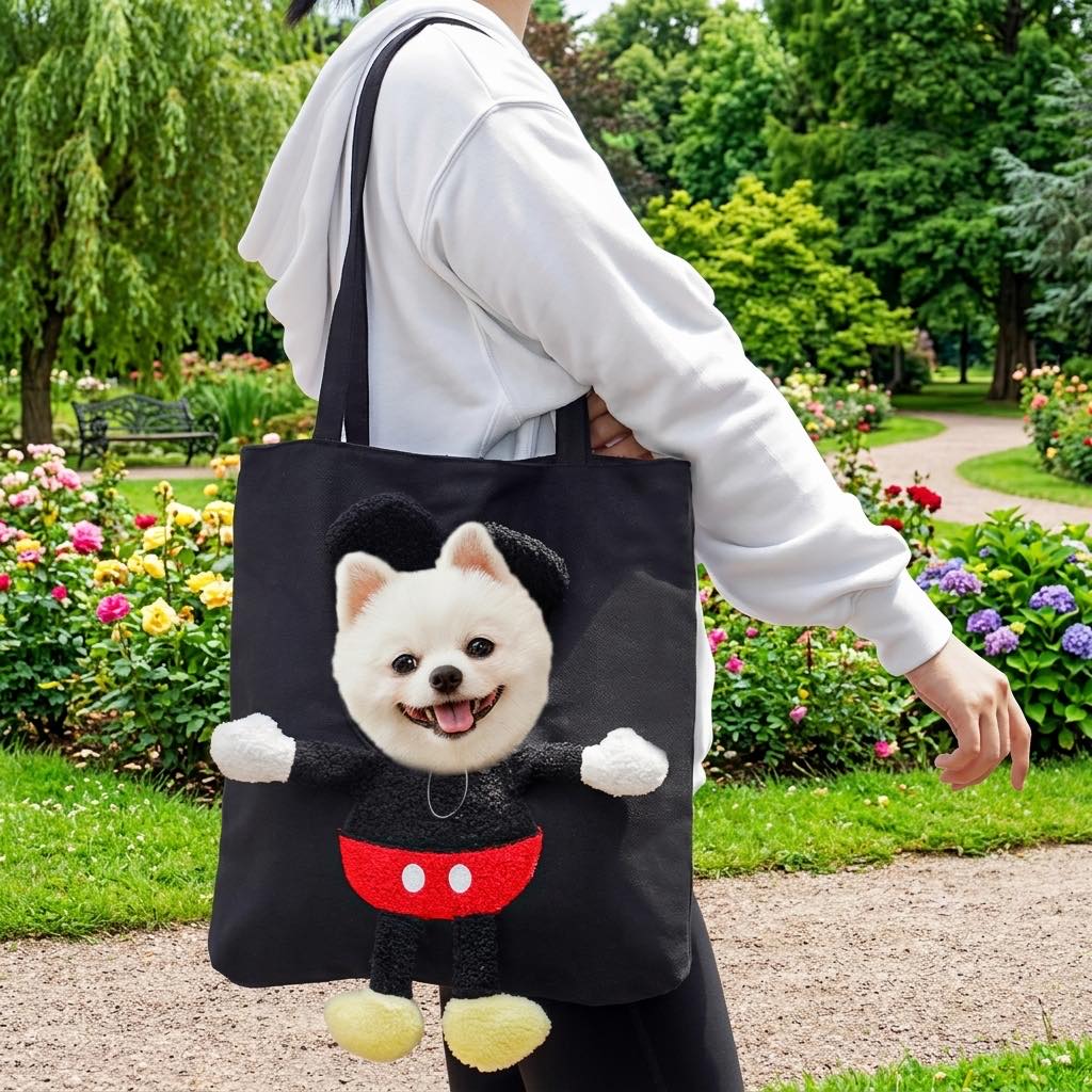 Lomaroshop Head-Out Cat Carrier Tote for Walks & Vet Visits - Lightweight Canvas Pet Bag for Cats & Small Dogs image 15