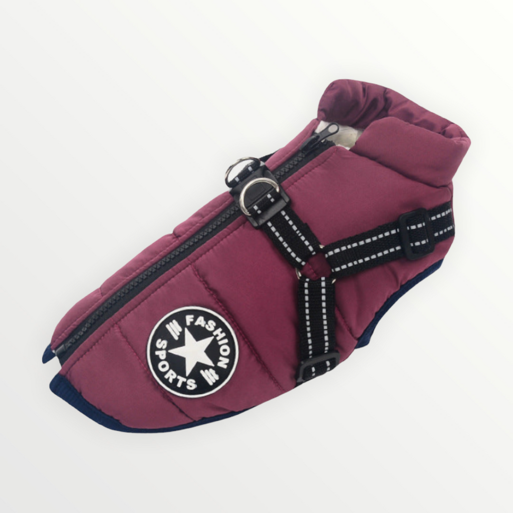 Dog Jacket | Wind & Water-Repellent | Integrated Harness | DoggyKonig