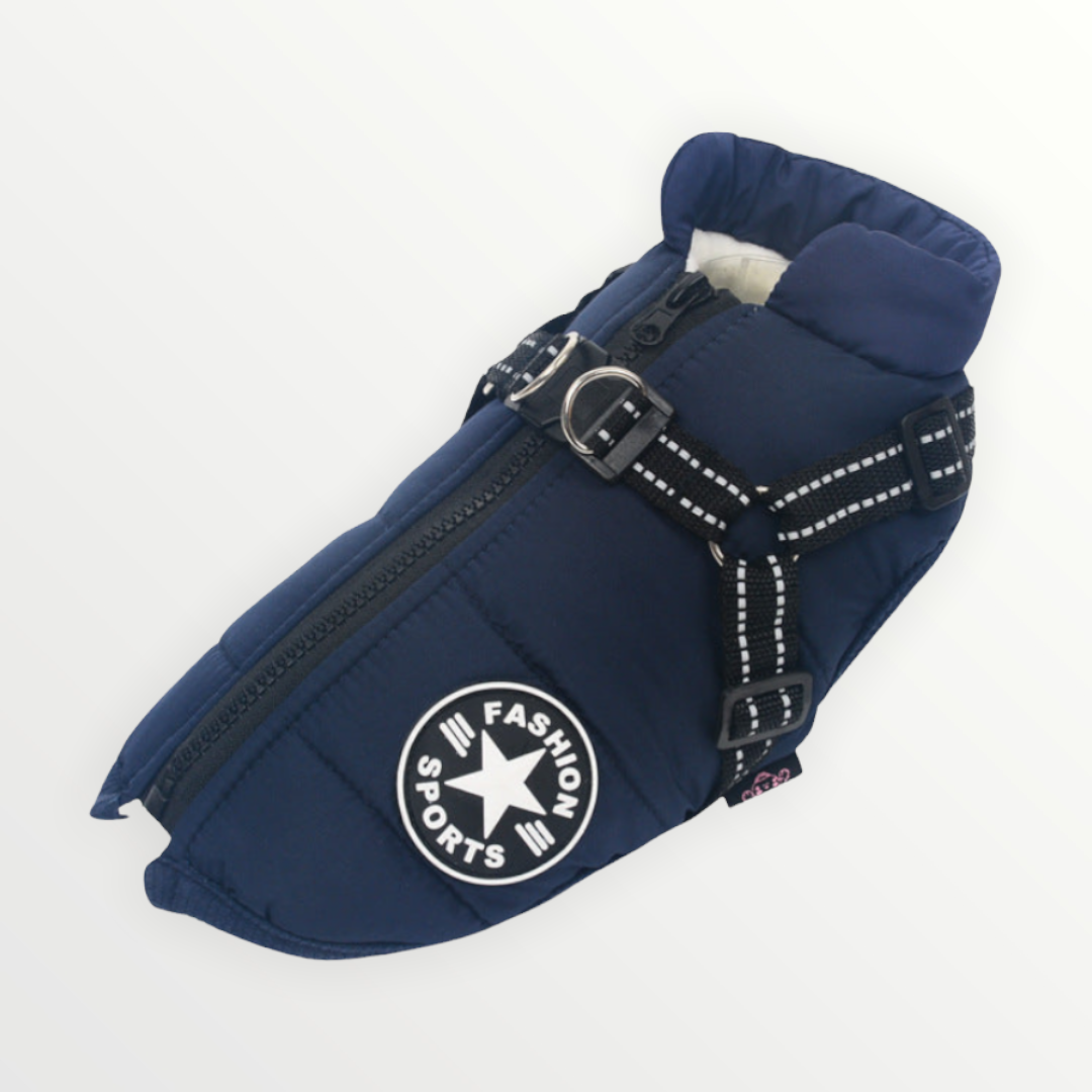 Dog Jacket | Wind & Water-Repellent | Integrated Harness | DoggyKonig