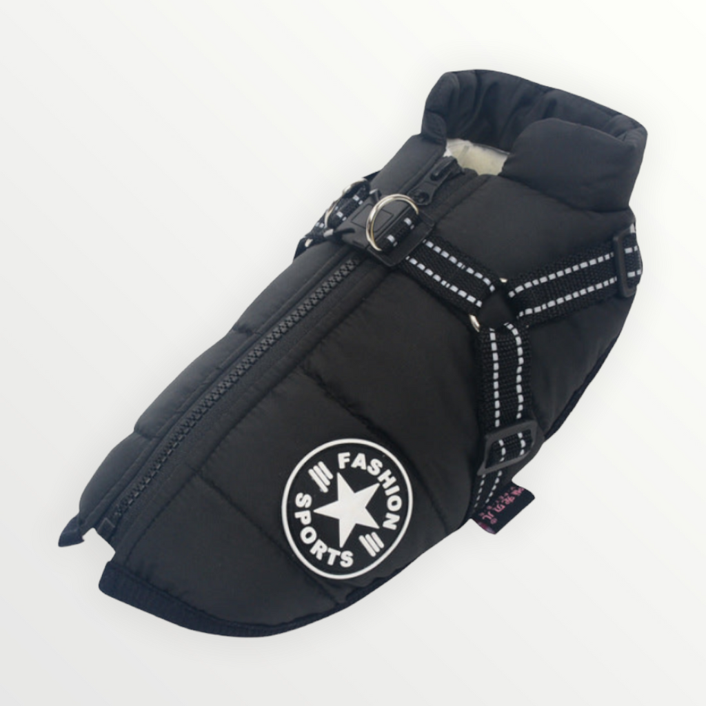 Dog Jacket | Wind & Water-Repellent | Integrated Harness | DoggyKonig