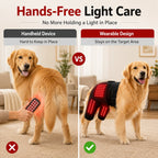 Lomaroshop Wearable Dog Red Light Therapy Wrap for At-Home Hip & Leg Care - Hands-Free 660nm + 850nm image 5