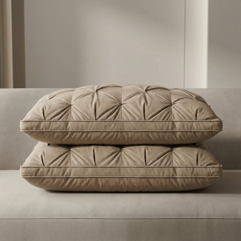 Down Pillow | Soft, hotel-like support | Breathable cotton cover | FederTraum