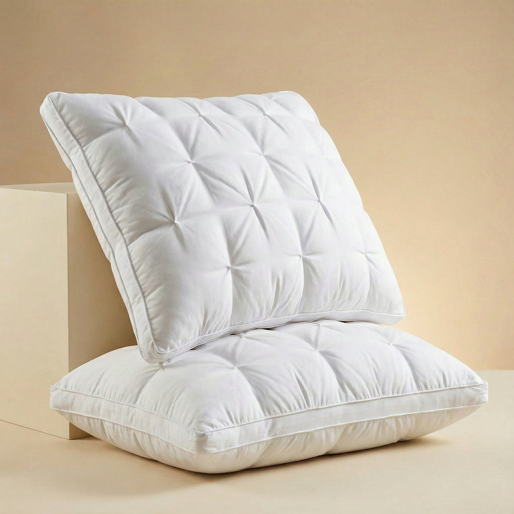 Down Pillow | Soft, hotel-like support | Breathable cotton cover | FederTraum