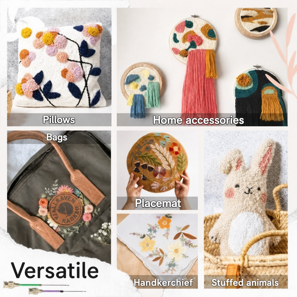 Embroidery needle set | Easy stitching | Color-coded needles | EasyStitch