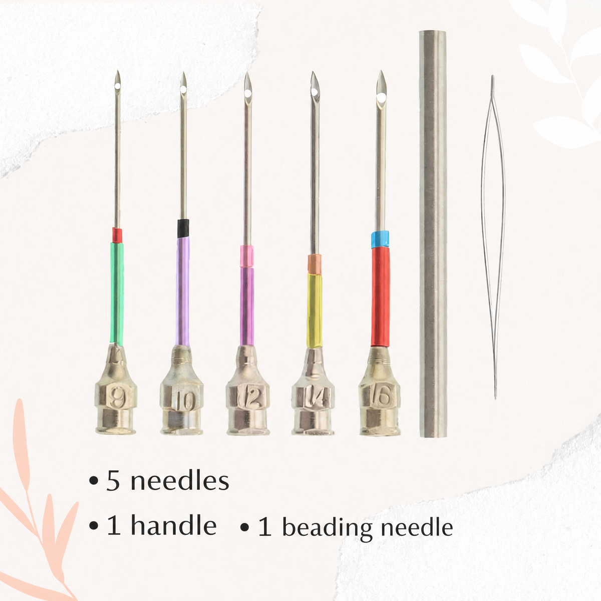 Embroidery needle set | Easy stitching | Color-coded needles | EasyStitch