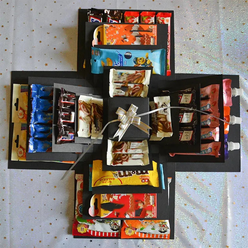 Explosion box gift | Personalized | With secret compartment | 8 butterflies free