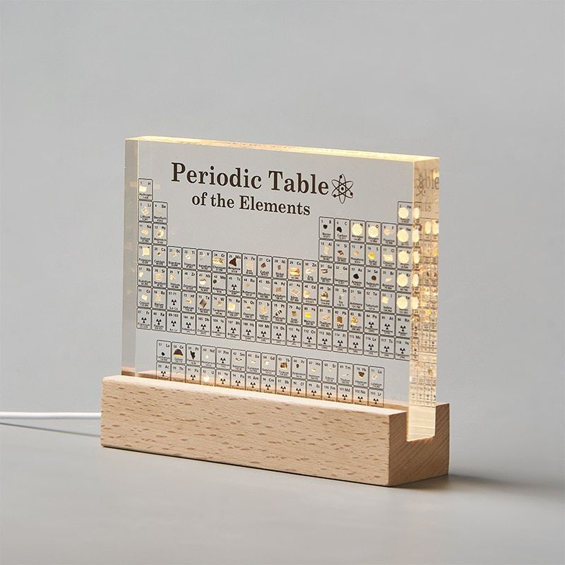 Periodic table of real elements