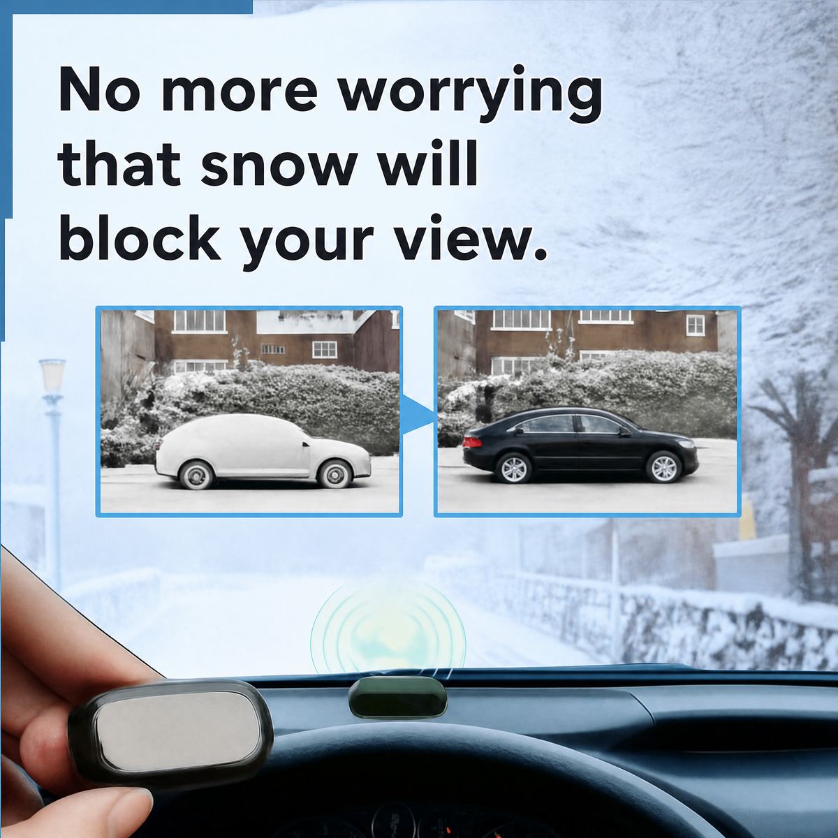 Fast Car Defroster | Windshield De-Icer | Scratch-Free & Instantly Effective | Frostex
