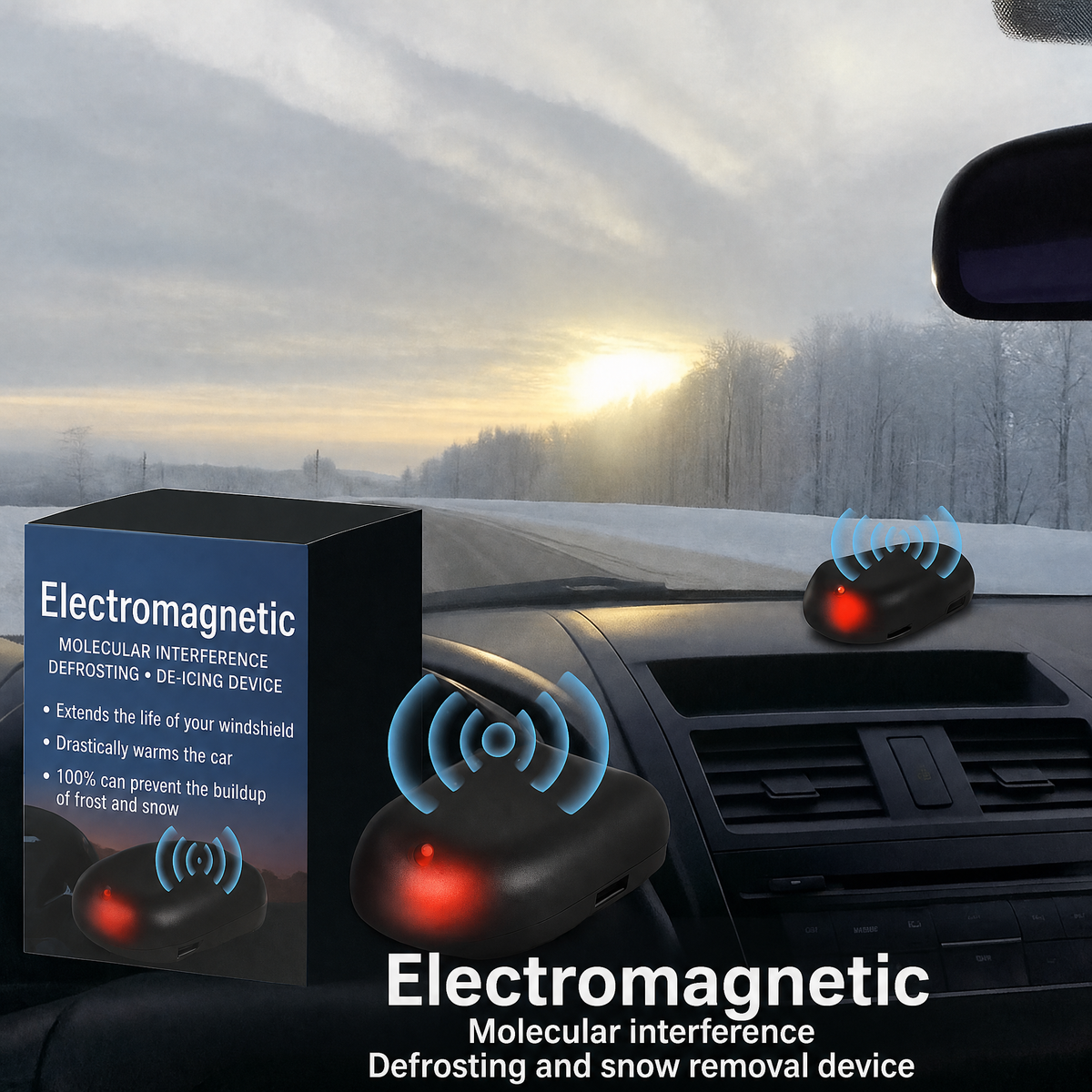Fast Car Defroster | Windshield De-Icer | Scratch-Free & Instantly Effective | Frostex