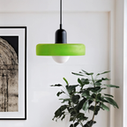 Fjolyn Indoor Ceiling Lamp With Glass Finished In Bauhaus Style
