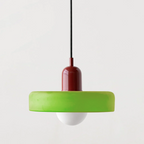 Fjolyn Indoor Ceiling Lamp With Glass Finished In Bauhaus Style