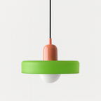 Fjolyn Indoor Ceiling Lamp With Glass Finished In Bauhaus Style