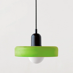 Fjolyn Indoor Ceiling Lamp With Glass Finished In Bauhaus Style